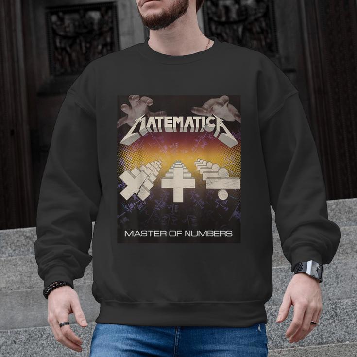 Matematica Master Of Numbers Math Teachers Puppets Parody Men Graphic Sweatshirt