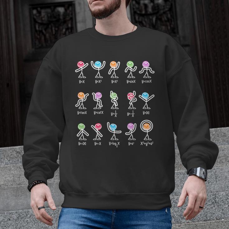 Math Equation Figures Algebra Dance Nerdy Teacher Joke For Men Women Girls Kids Men Graphic Sweatshirt