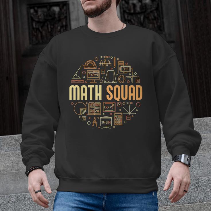 Math Squad For Teacher Or Student Mathematics Men Women Kids Men Graphic Sweatshirt