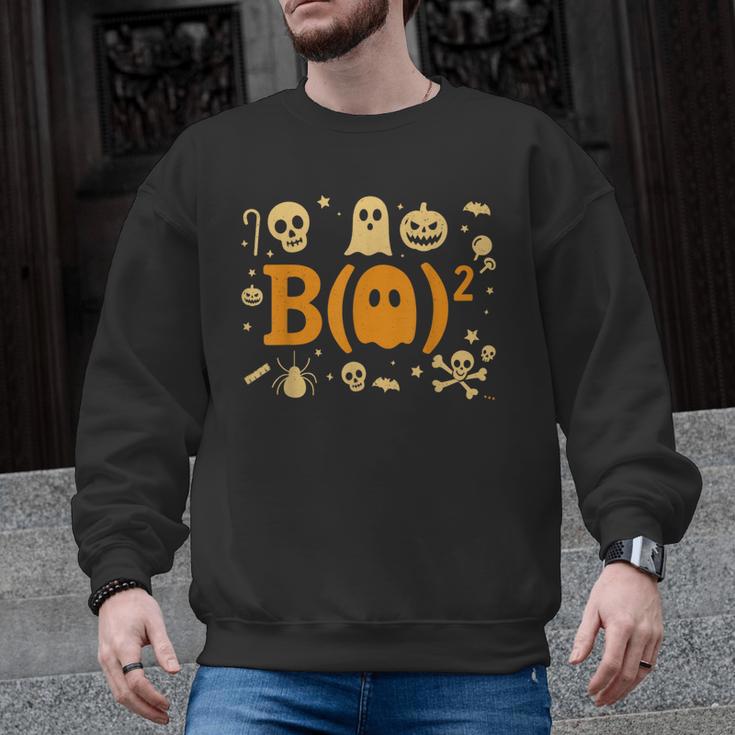 Math Teacher Ghost Shirt Cute Spooky Teacher Halloween Men Graphic Sweatshirt