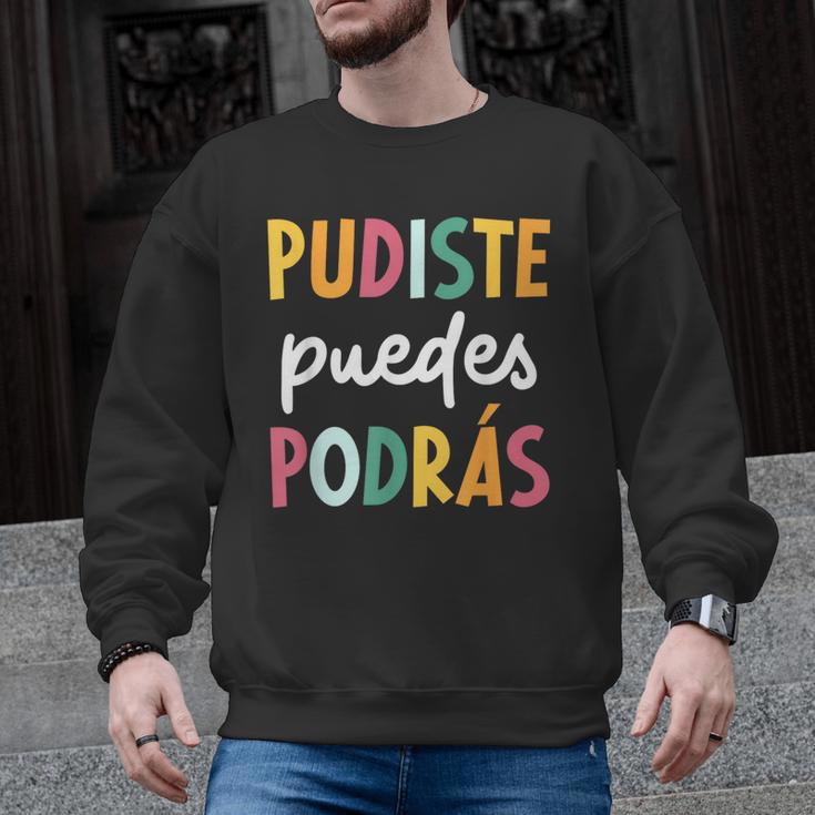 Multilingual Hispanic Heritage Spanish Teacher Maestra Men Graphic Sweatshirt