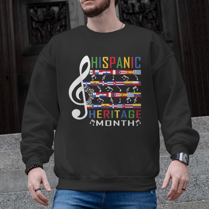 Music Teacher Kid National Hispanic Heritage Month Men Graphic Sweatshirt