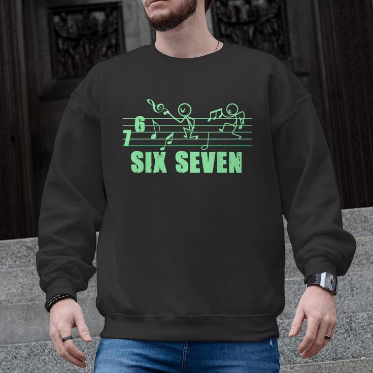 Musical 67 Music Meme Slang Six Seven Music Teacher Men Graphic Sweatshirt