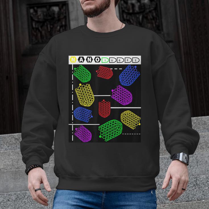 Nerdy Forms Nanotubes Chemistry Teacher Geek Men Graphic Sweatshirt