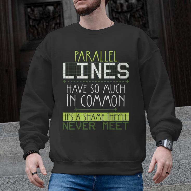 Nerdy Math Lovers Geometry Pun Mathematics Teachers Men Graphic Sweatshirt