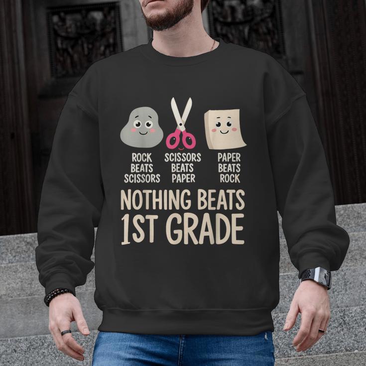 Nothing Beats 1st Grade Back To School Kids Teachers Men Graphic Sweatshirt
