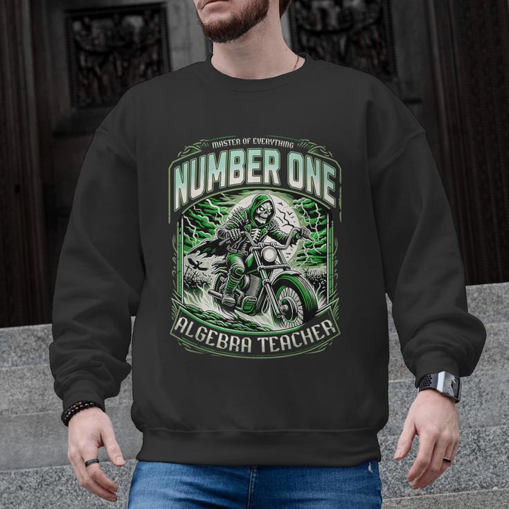 Number One Algebra Teacher 1 Career s Men Graphic Sweatshirt