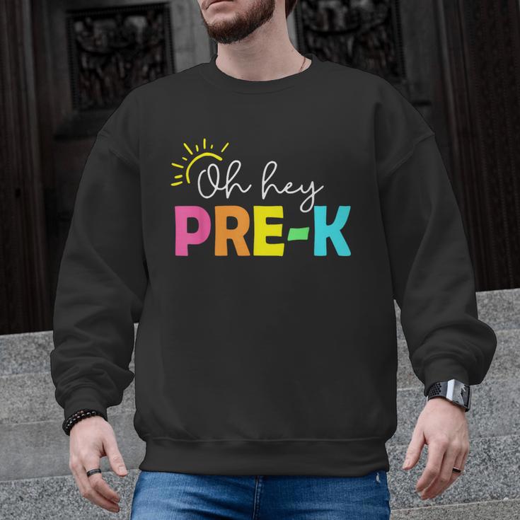 Oh Hey Pre-k Shirt Back To School Teachers Students Men Graphic Sweatshirt