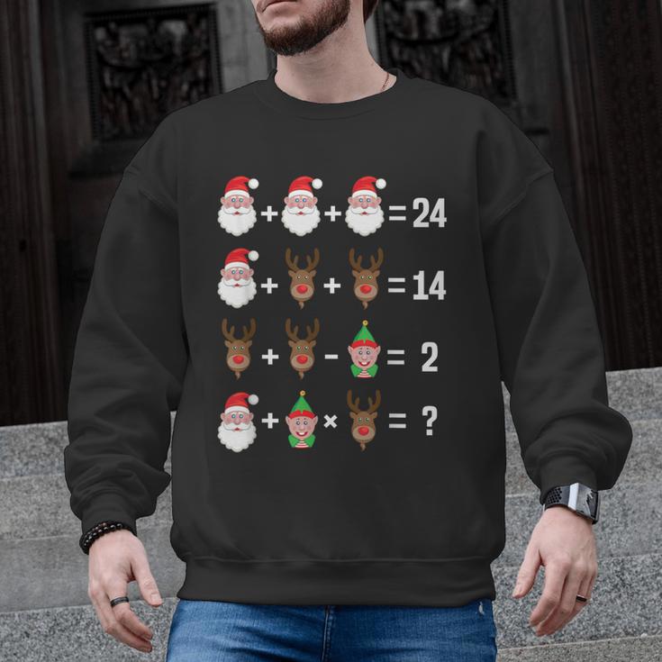 Order Of Operations Math Teacher Christmas Men Graphic Sweatshirt