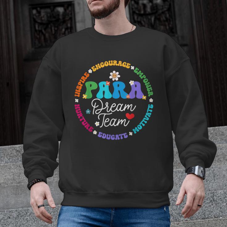 PARA Dream Team Teacher Paraprofessional Paraeducator Men Graphic Sweatshirt