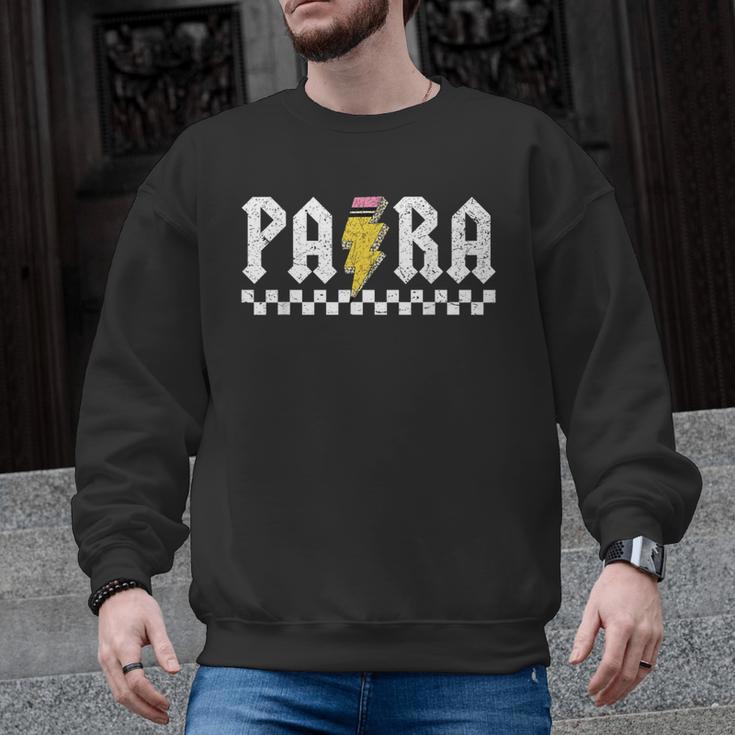 Para Squad Paraprofessional Para Teacher Men Graphic Sweatshirt