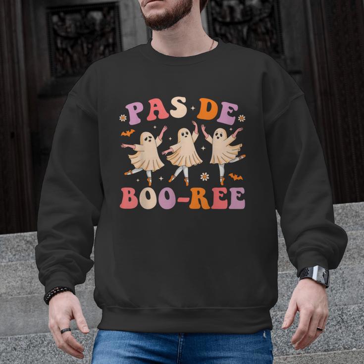 Pas De BOO-Rée Ballet Ghost Dancer Dance Teacher Halloween Men Graphic Sweatshirt
