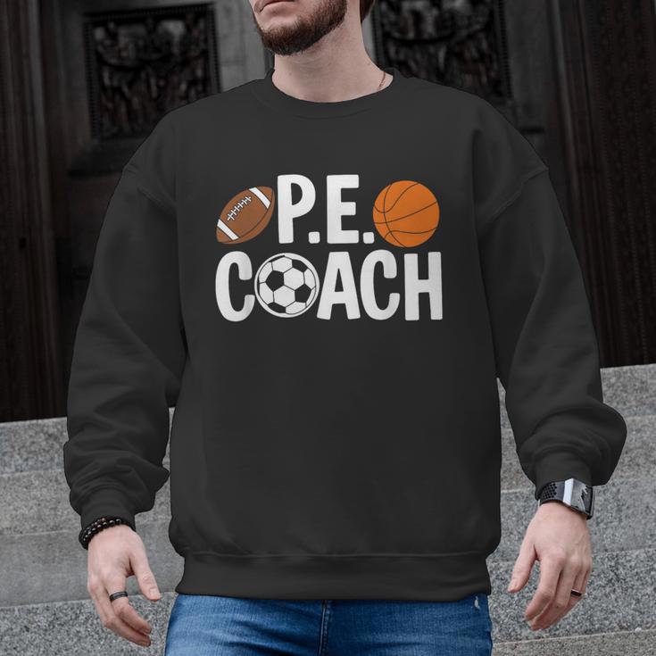 PE Gym Teacher Quotes School Class Instructor And Coach Men Graphic Sweatshirt