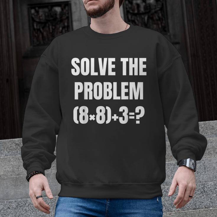 PEMDAS Math Problem 67 Meme Elementary Teacher Joke Men Graphic Sweatshirt