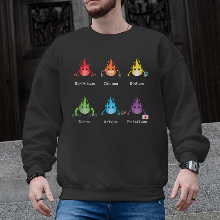 Periodic Elements Chemistry Lovers Science Teacher Men Graphic Sweatshirt