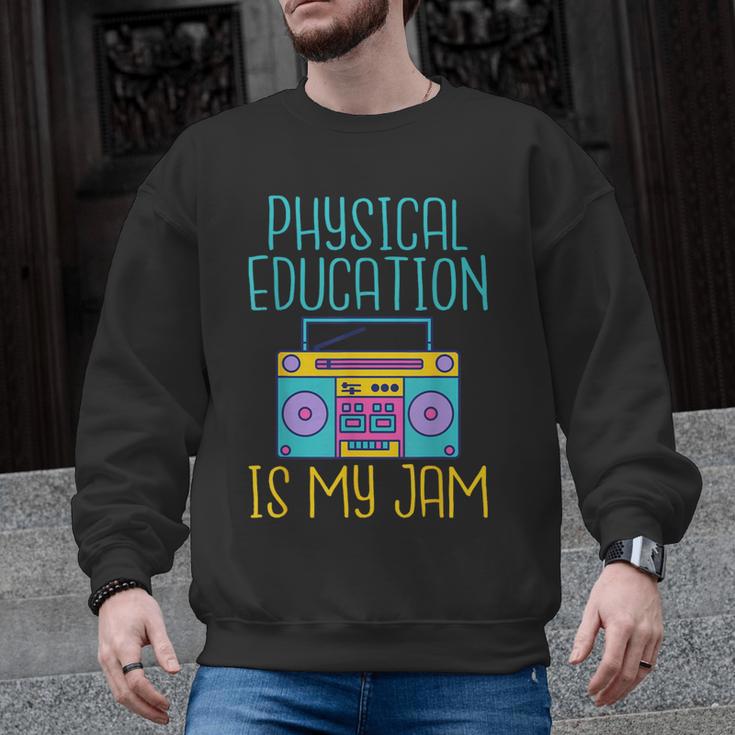 Physical Education Is My Jam PE Teacher Men Graphic Sweatshirt