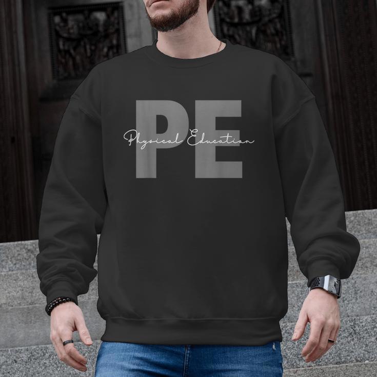 Physical Education PE Teacher Phys Ed Student Grad Men Graphic Sweatshirt