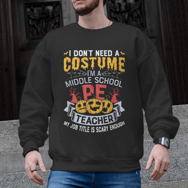 Physical Education School PE Teacher Halloween Costume Men Women Men Graphic Sweatshirt