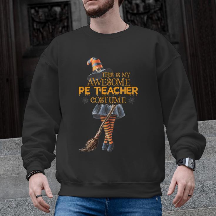 Physical Education Teacher Halloween Costume Witchy Teacher For Men Women Men Graphic Sweatshirt