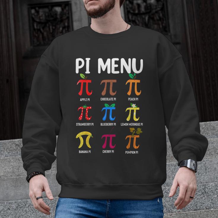 Pi Menu 314 Pi Symbol Math Teacher Happy Pi Day Men Graphic Sweatshirt