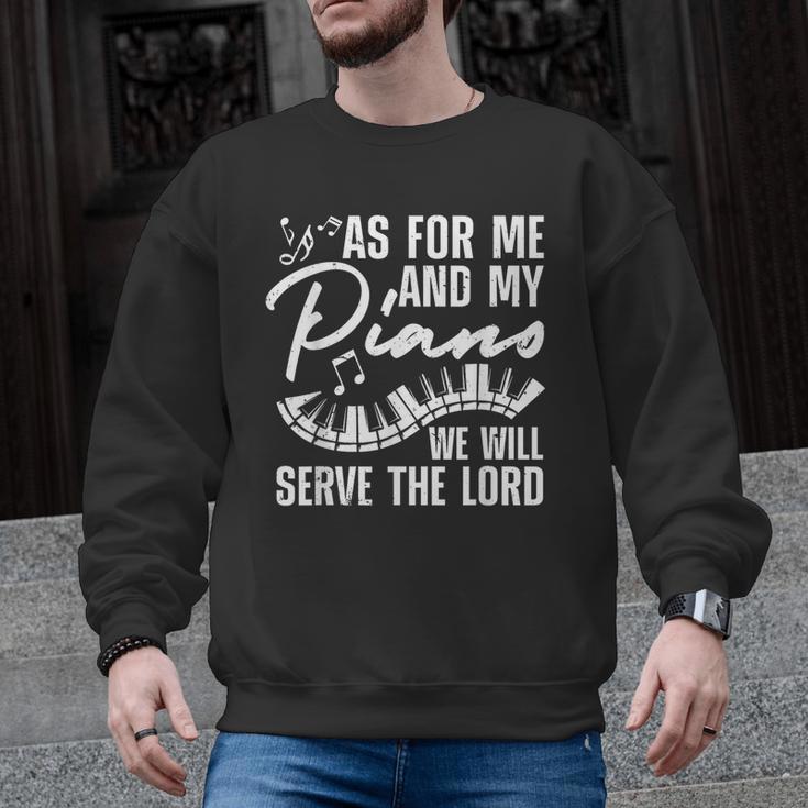 Piano Player Art For Men Women Pianist Piano Teacher Men Graphic Sweatshirt