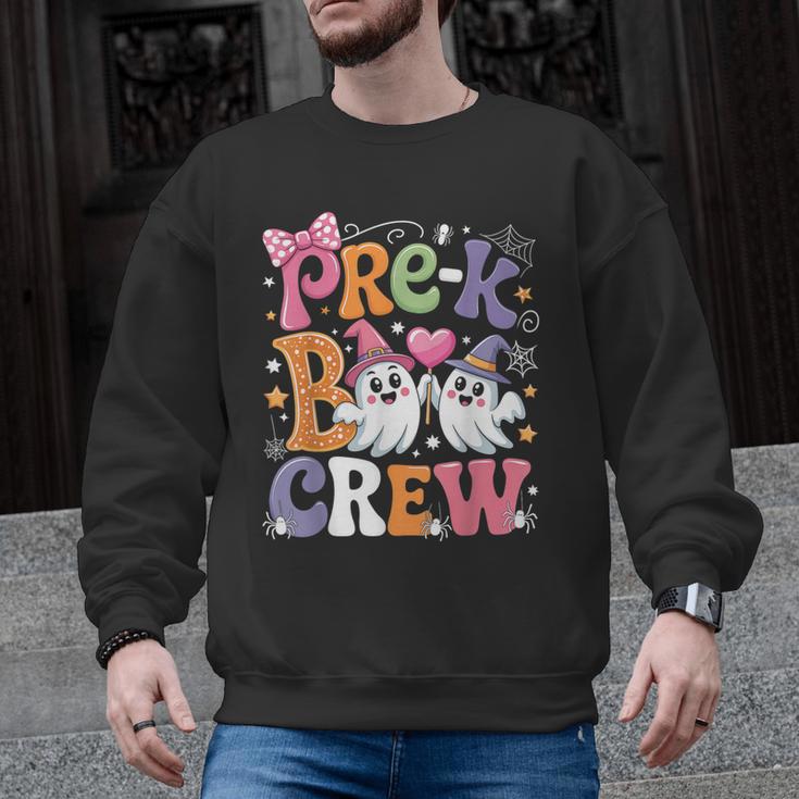 Pre-K Boo Crew Pre-K Teacher Student Kids Halloween Men Graphic Sweatshirt