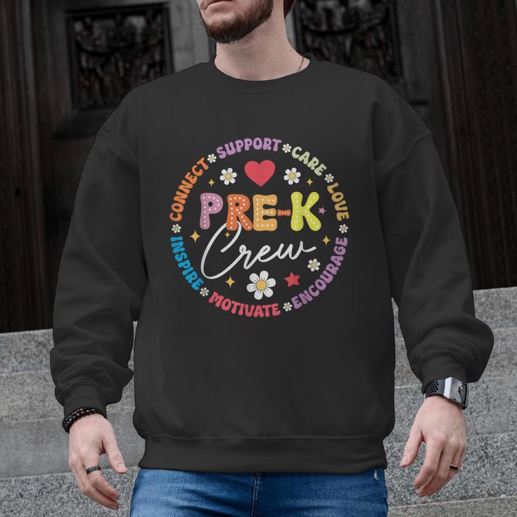 Pre-K Crew 1st Day Of School Preschool Teacher Men Graphic Sweatshirt