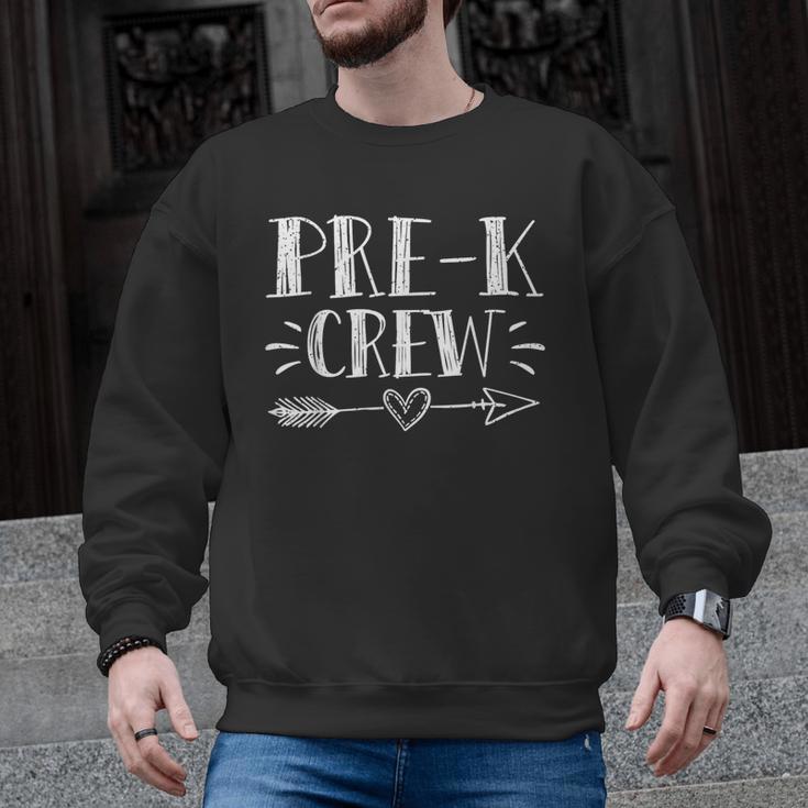 Pre-K Crew 1st Day Of School Pre-K Teacher Team Men Graphic Sweatshirt