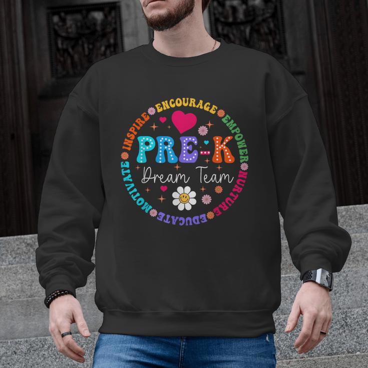 Pre K Dream Team Back To School Boys First Day Teacher Men Graphic Sweatshirt