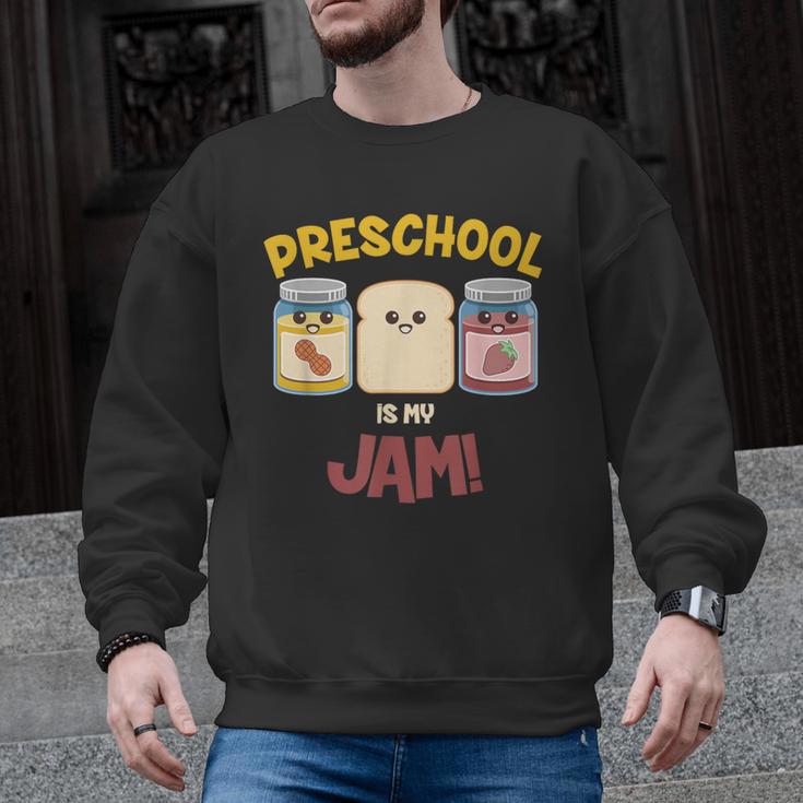 Preschool Is My Jam Teacher Shirt Men Graphic Sweatshirt