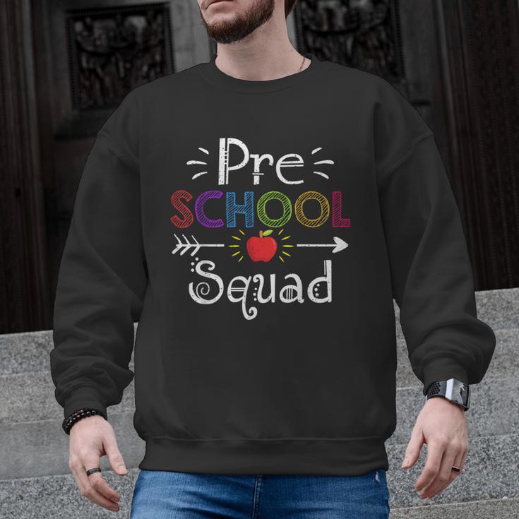 Preschool Squad Preschool Teacher Student Men Graphic Sweatshirt