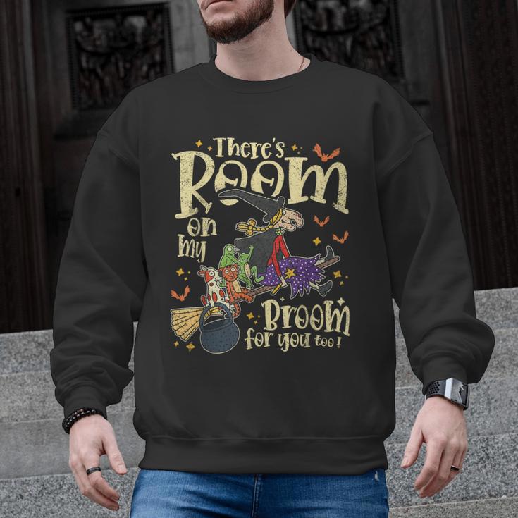 There's Room On My Broom For You Too Teacher Halloween Men Graphic Sweatshirt