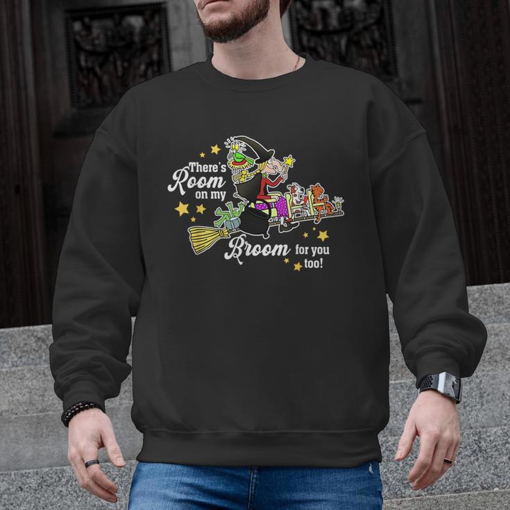 There's Room On My Broom For You Too Teacher Halloween Men Graphic Sweatshirt