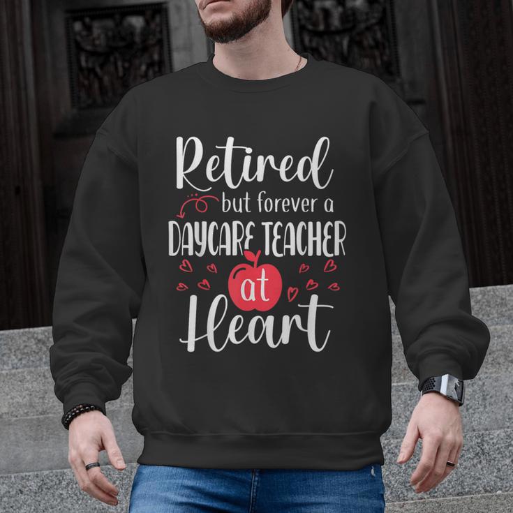 Retired Daycare Teacher Retirement For Daycare Teacher Men Graphic Sweatshirt