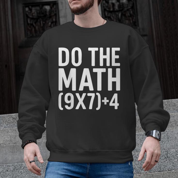 Retro Do The Math Teacher For Men Women Kid Boy Girl Men Graphic Sweatshirt