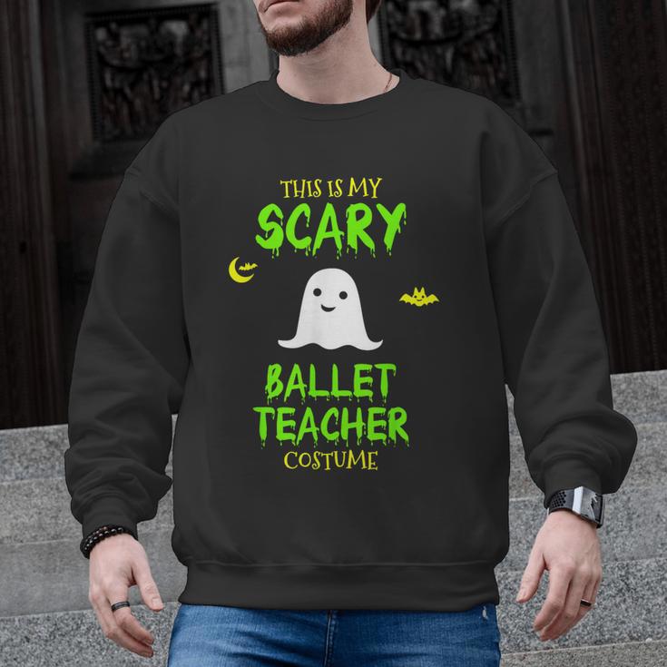 Scary Ballet Teacher Costume Halloween Lazy Easy Men Graphic Sweatshirt