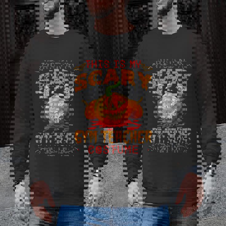 This Is My Scary Gym Teacher Costume Pumpkin Halloween Men Women Men Graphic Sweatshirt