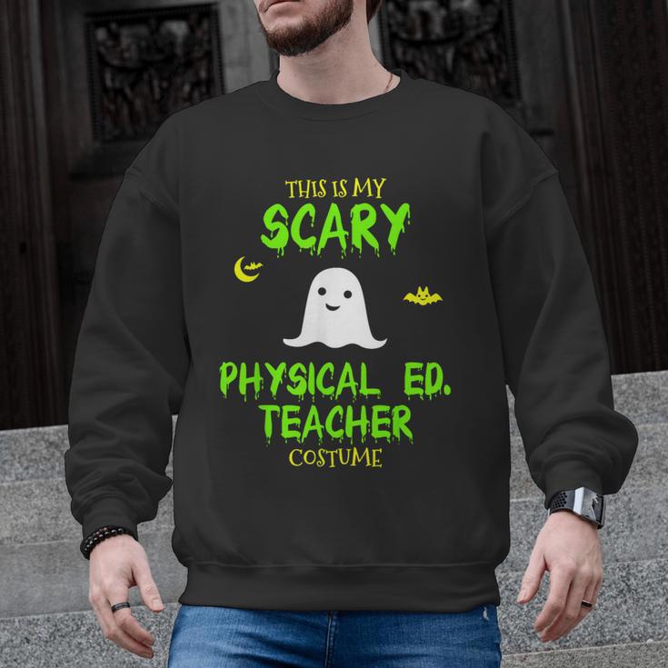 Scary Physical Education Ed Teacher Costume Halloween Easy Men Graphic Sweatshirt