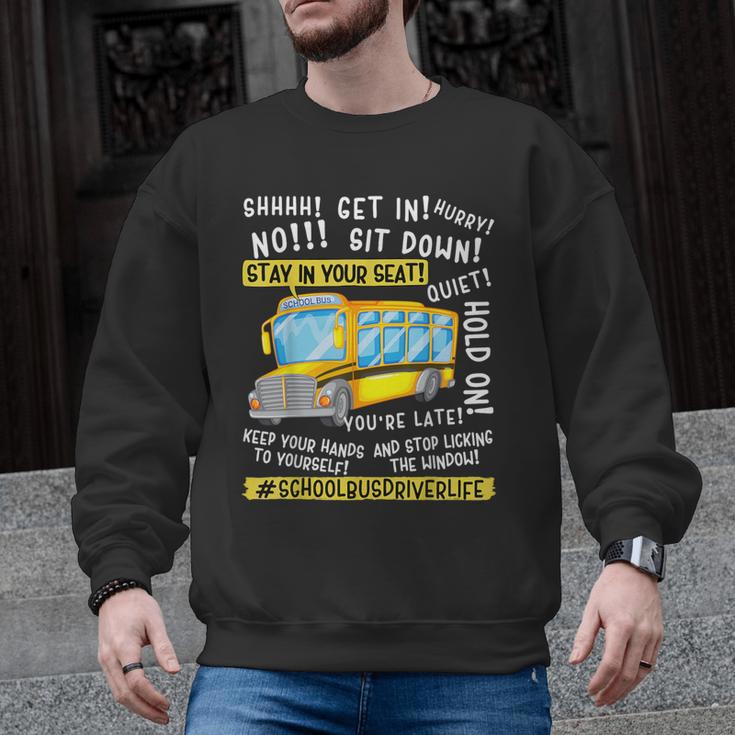 School Bus Driver Life Last Day Of School Teacher Kids Men Graphic Sweatshirt