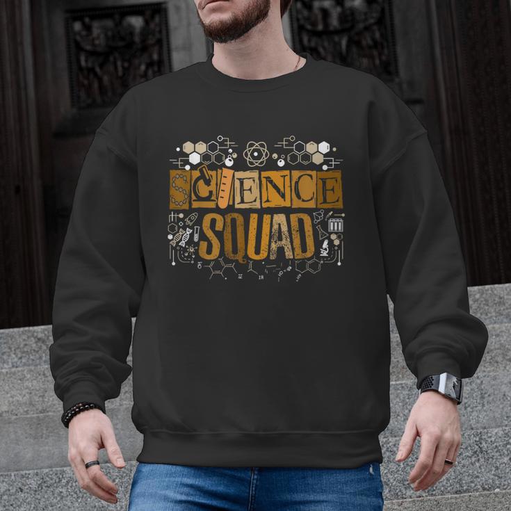 Science Squad Teacher STEM Chemistry Biology Physics Men Graphic Sweatshirt