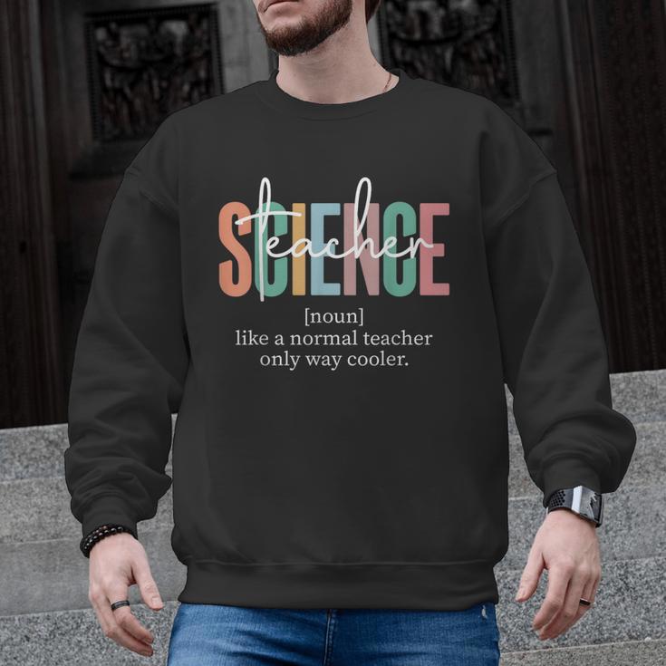 Science Teacher Definition For Women & Men Men Graphic Sweatshirt
