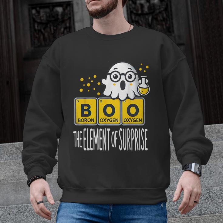 Science Teacher Halloween Elements Of Surprise Chemistry Men Graphic Sweatshirt