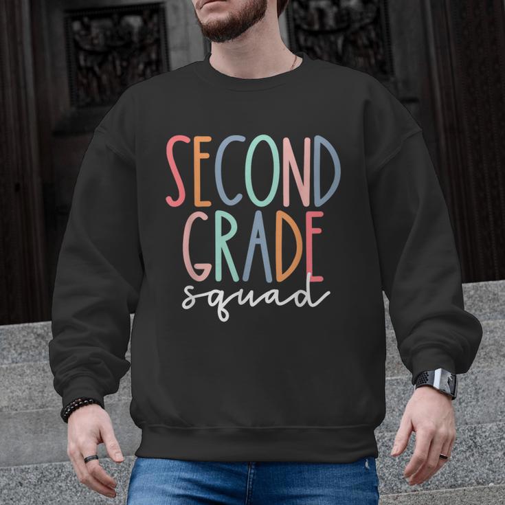 Second Grade Squad 2nd Grade Teacher Women Back To School Men Graphic Sweatshirt