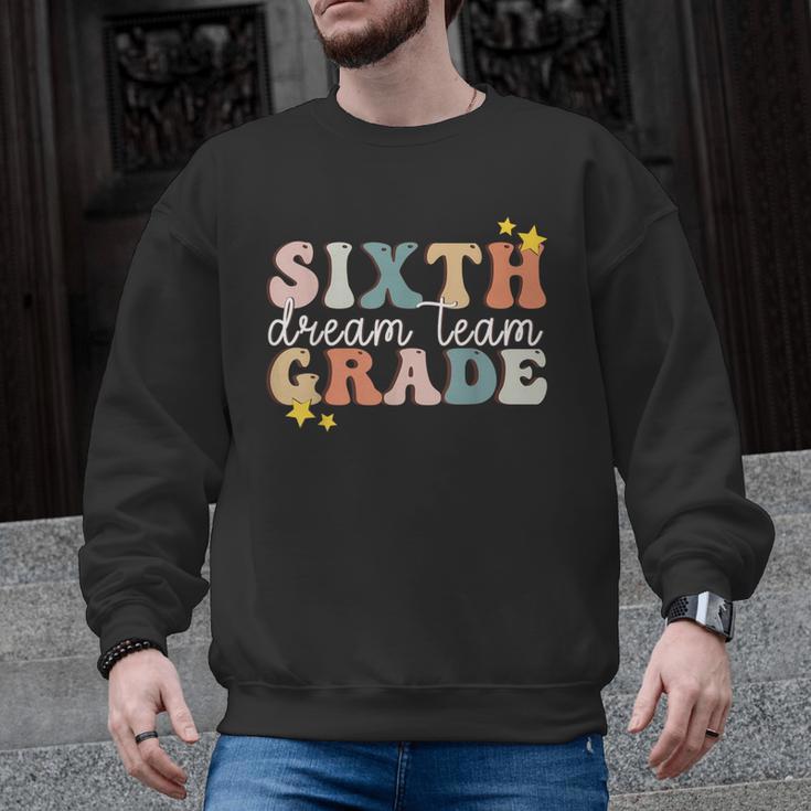 Sixth Grade Dream Team First Day Of 6th Grade Teachers Men Graphic Sweatshirt