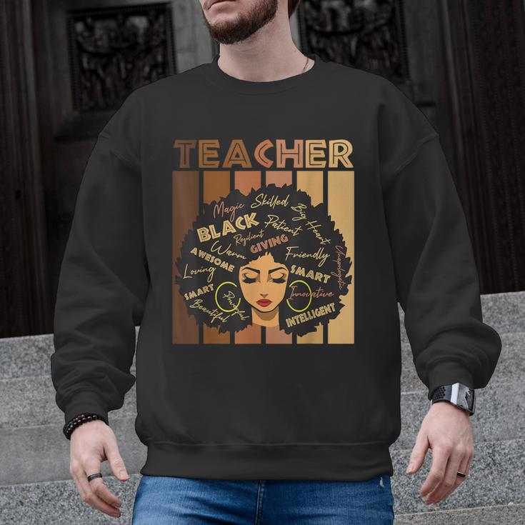 Smart Teacher Afro Girl Melanin African American Wowen Men Graphic Sweatshirt