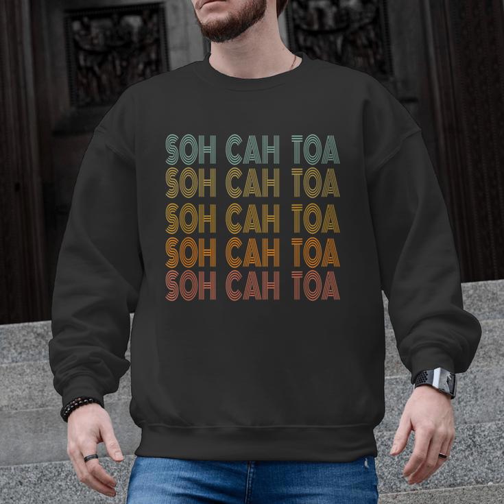 SOH CAH TOA SOHCAHTOA Trigonometry Math Parody Teacher Men Women Kids Men Graphic Sweatshirt