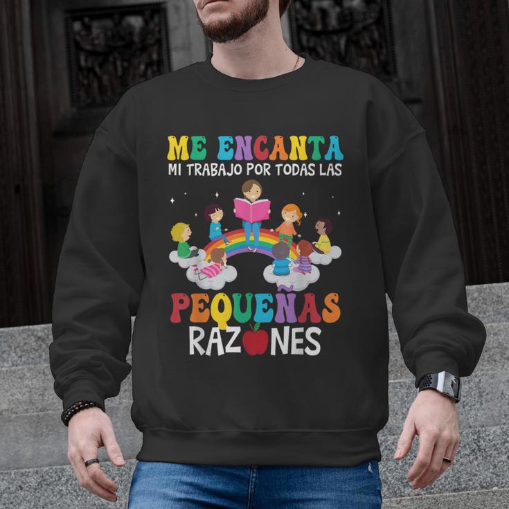 Spanish Teacher Bilingual Teacher Maestra Maestras Men Graphic Sweatshirt