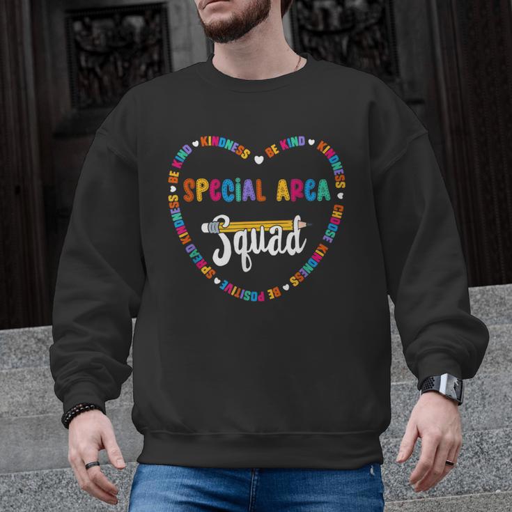 Special Area Squad Team Be Kind School Special Area Teacher Men Women Kids Men Graphic Sweatshirt