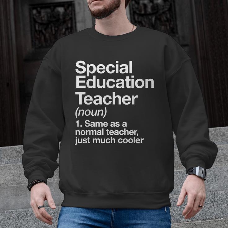 Special Education Teacher Definition Back To School Men Graphic Sweatshirt