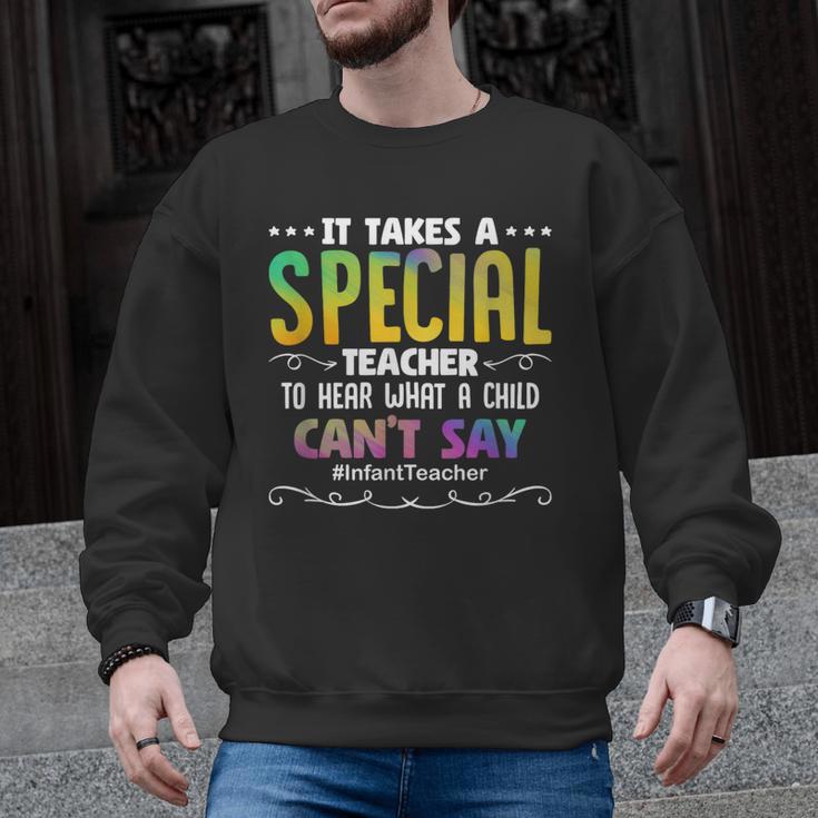 Special Teacher Daycare School Childcare Infant Teacher Men Graphic Sweatshirt